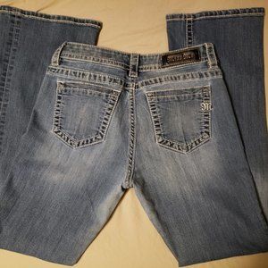Miss Me womens jeans size 29 mid rise boot cut